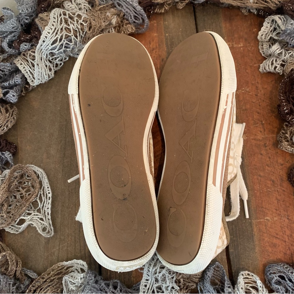 Coach Edith Canvas Sneakers - Picture 7 of 14